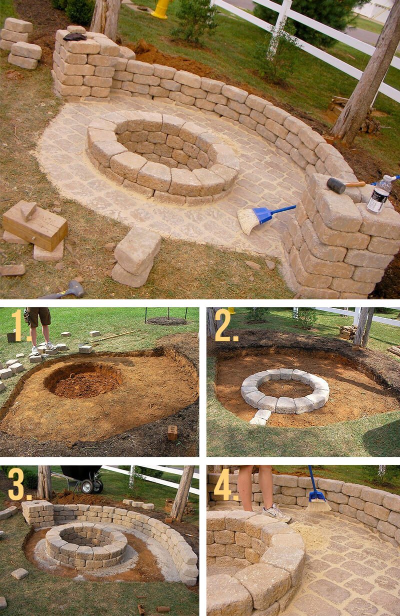how to make fireplaces outdoors