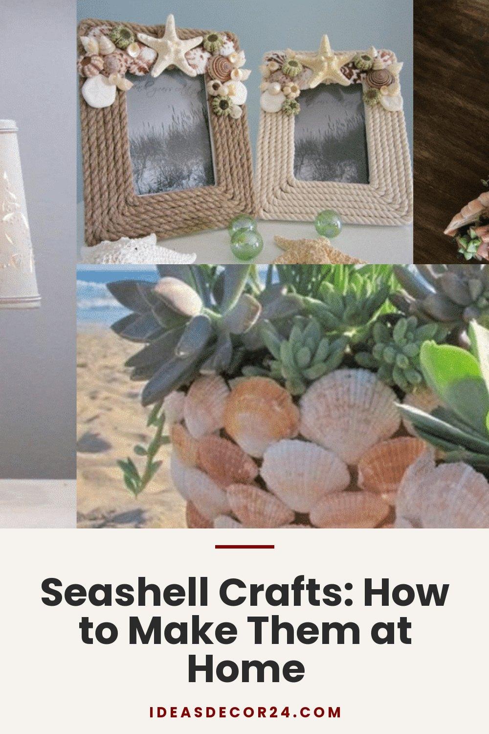 Seashell Crafts: How to Make Them at Home
