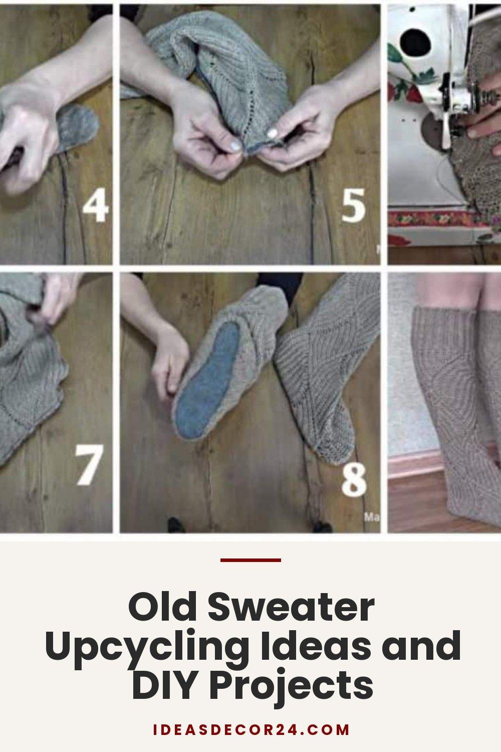 Old Sweater Upcycling Ideas and DIY Projects