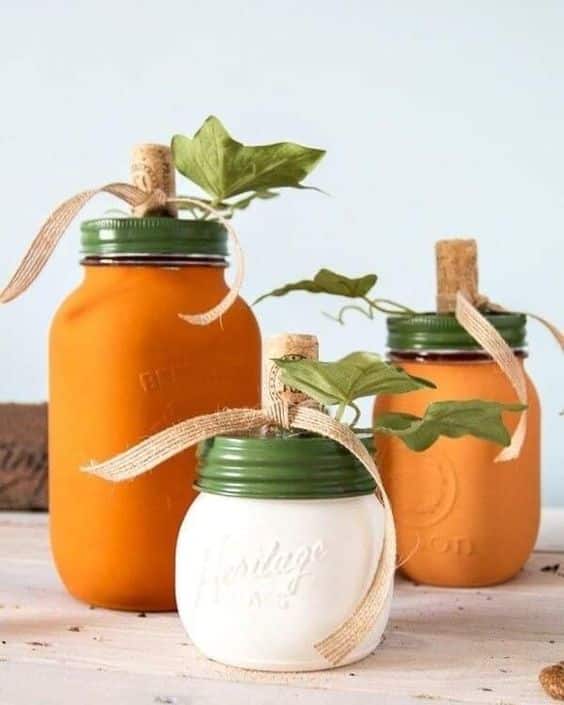 ideas for decorating glass jars for halloween 4