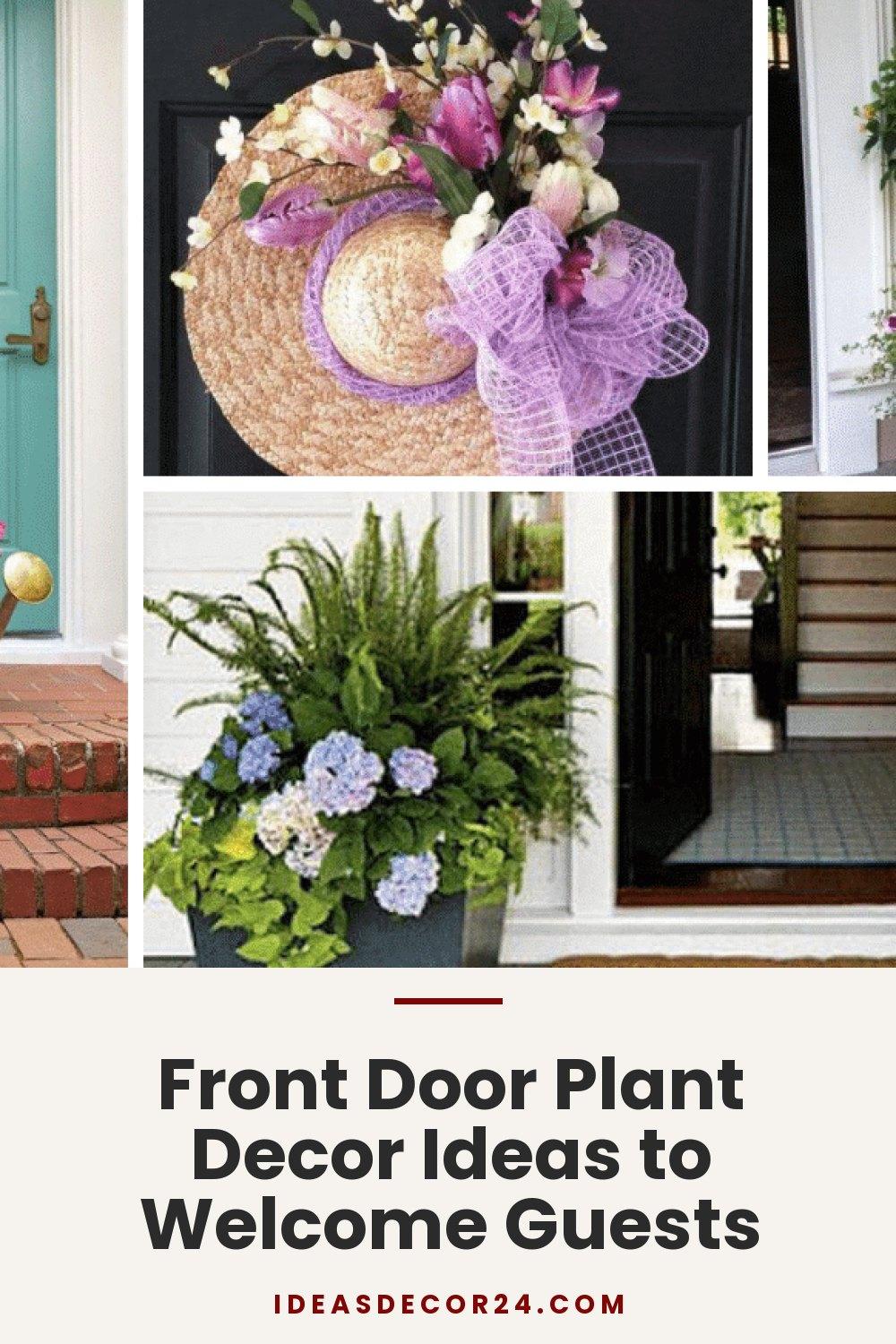 Front Door Plant Decor Ideas to Welcome Guests