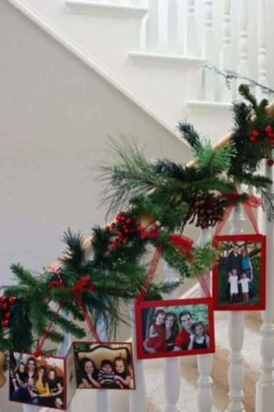 ideas for decorating the stairs for christmas 4