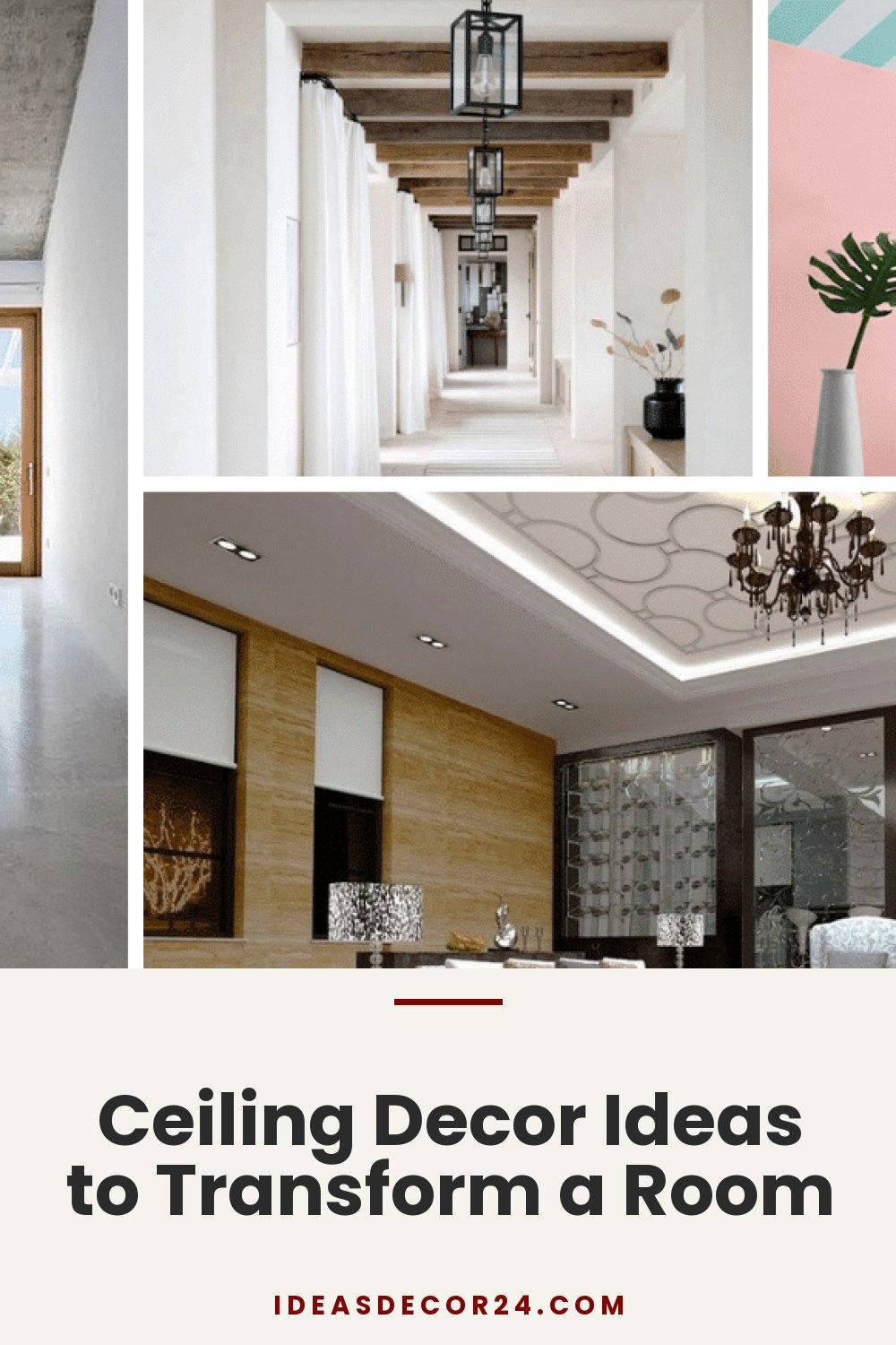 Ceiling Decor Ideas to Transform a Room