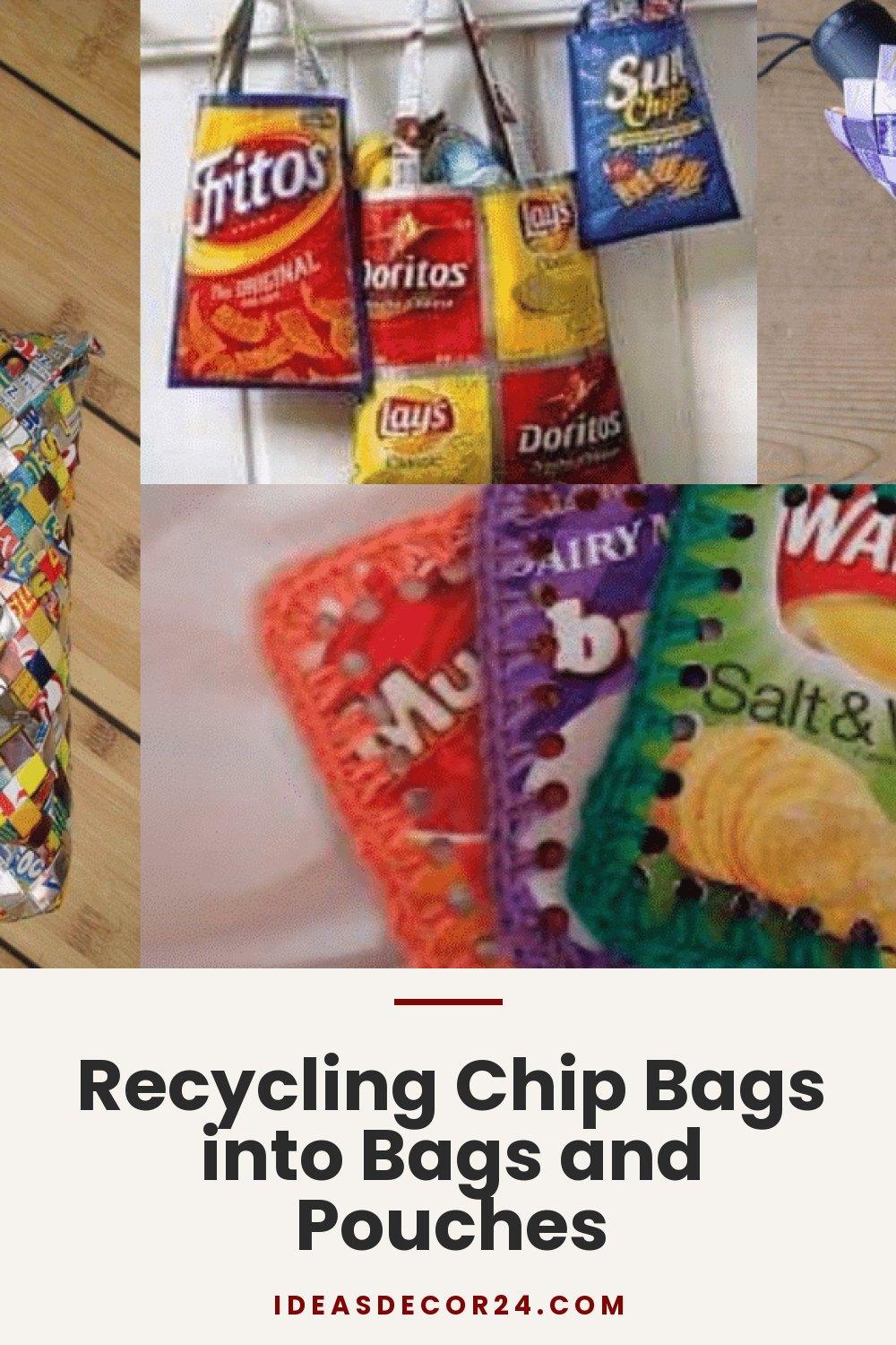 Recycling Chip Bags into Bags and Pouches