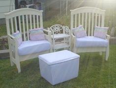 ideas for reusing a crib 2