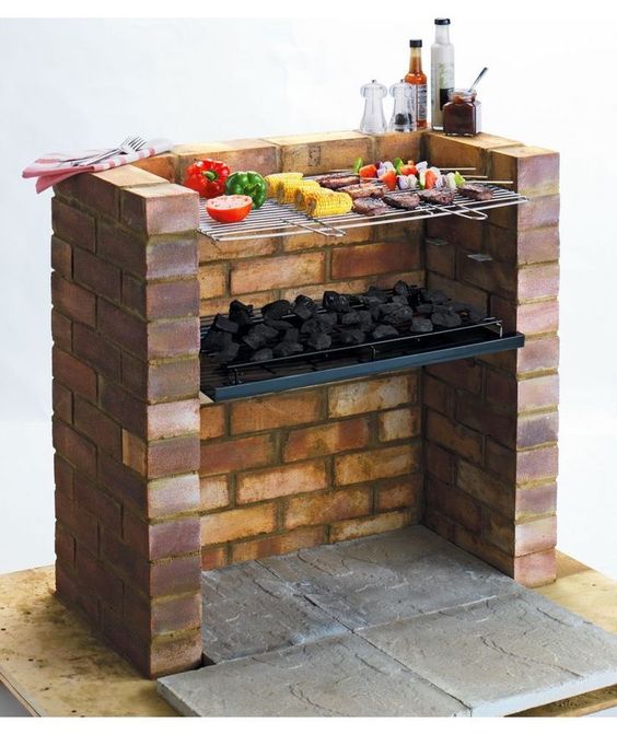 ideas of barbecues made with bricks 2
