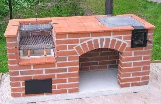 ideas of barbecues made with bricks 4