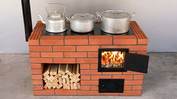 ideas of barbecues made with bricks