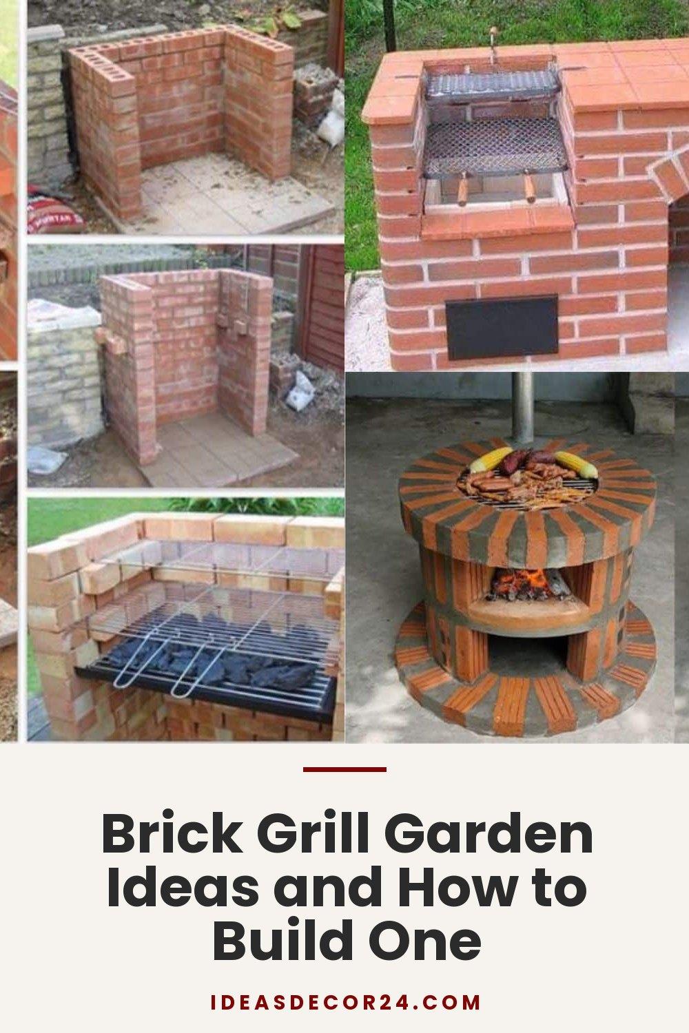 Brick Grill Garden Ideas and How to Build One