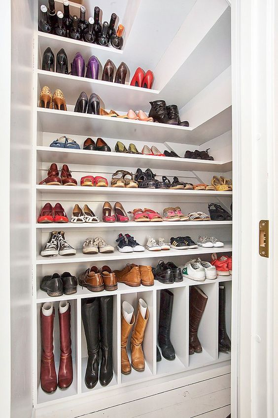 ideas to store your shoes 7