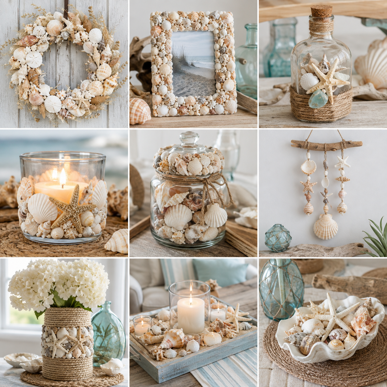 Lovely Ideas for Making and Decorating with Seashells lovely ideas for making and decorating with seashells 4