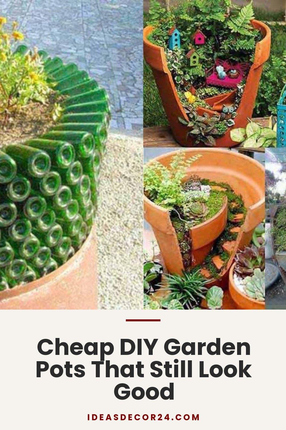 Cheap DIY Garden Pots That Still Look Good