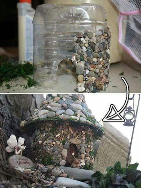 miniature stone houses garden 12