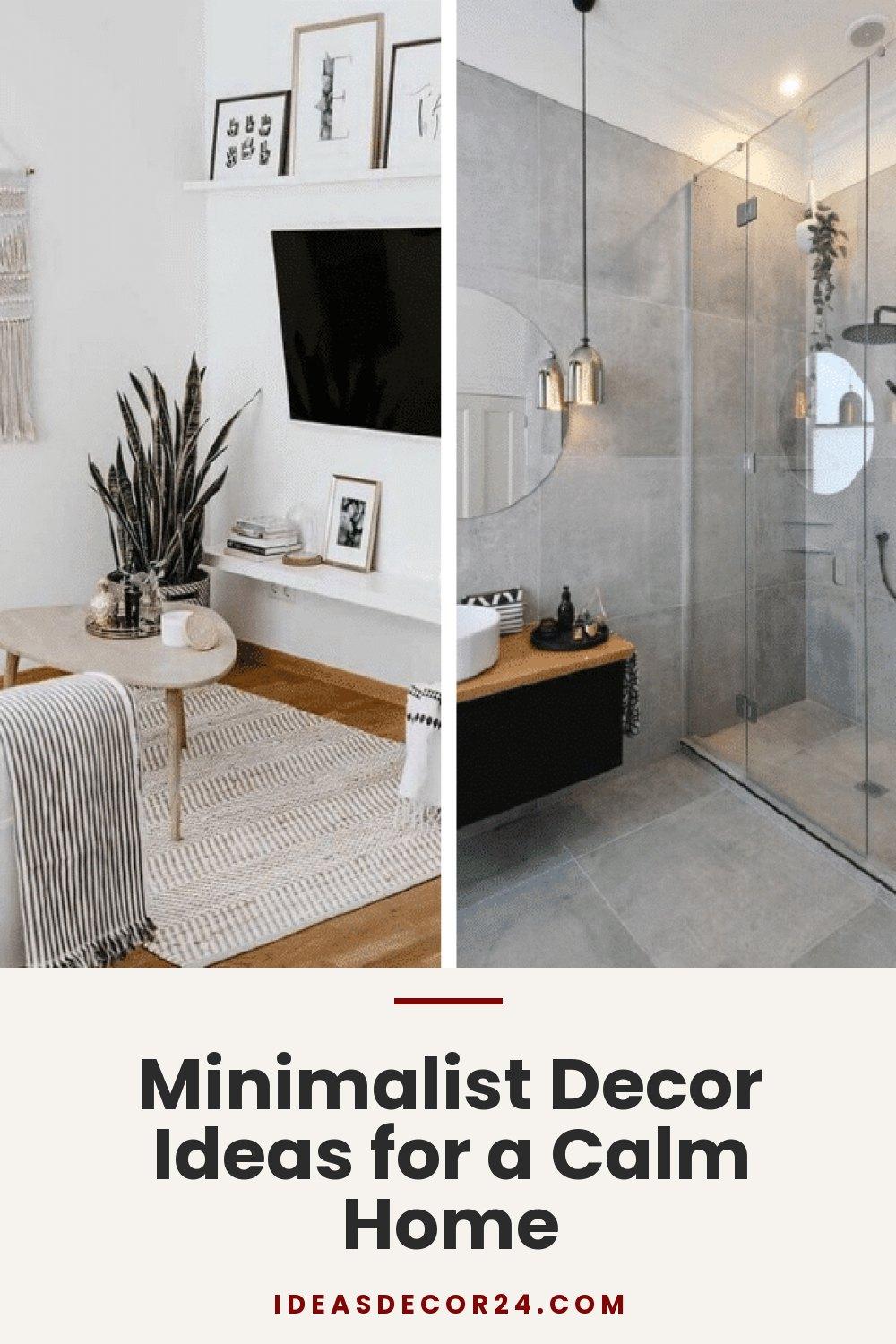 Minimalist Decor Ideas for a Calm Home