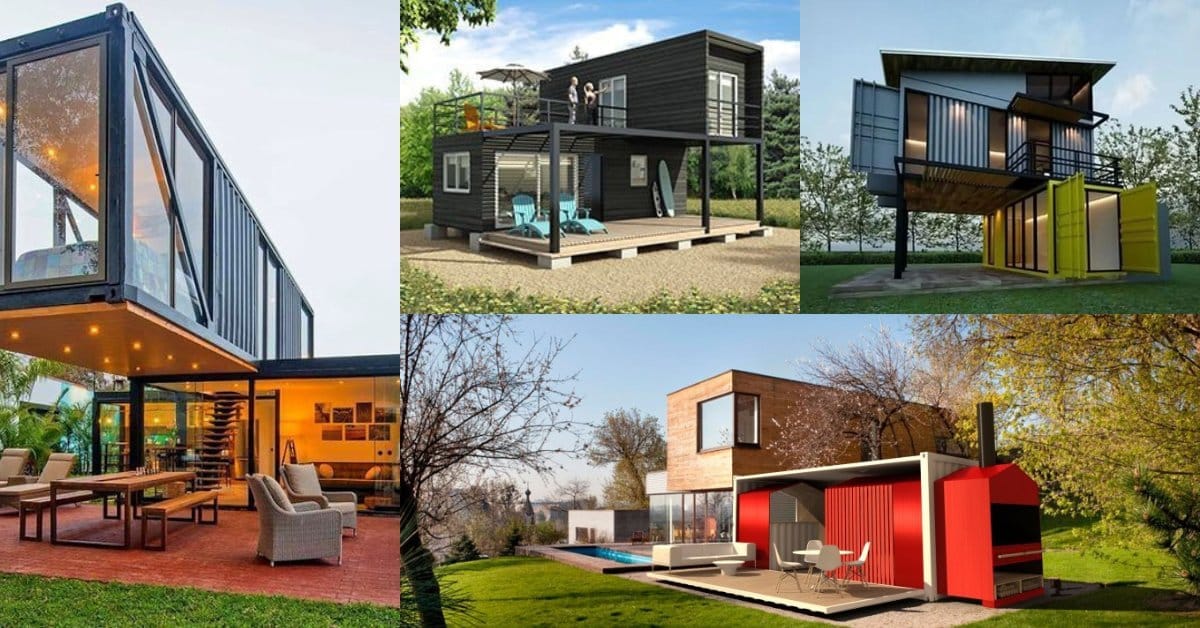 Modern ideas for houses made with containers