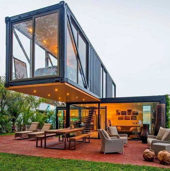 modern ideas for houses made with containers 7