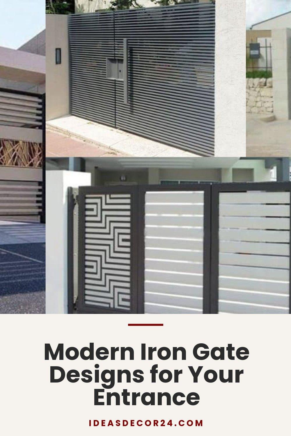 Modern Iron Gate Designs for Your Entrance