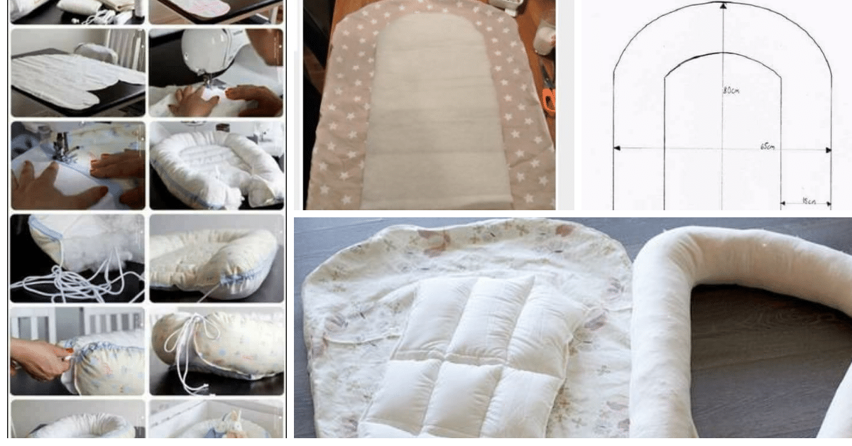 How to make a homemade nest for your baby step by step