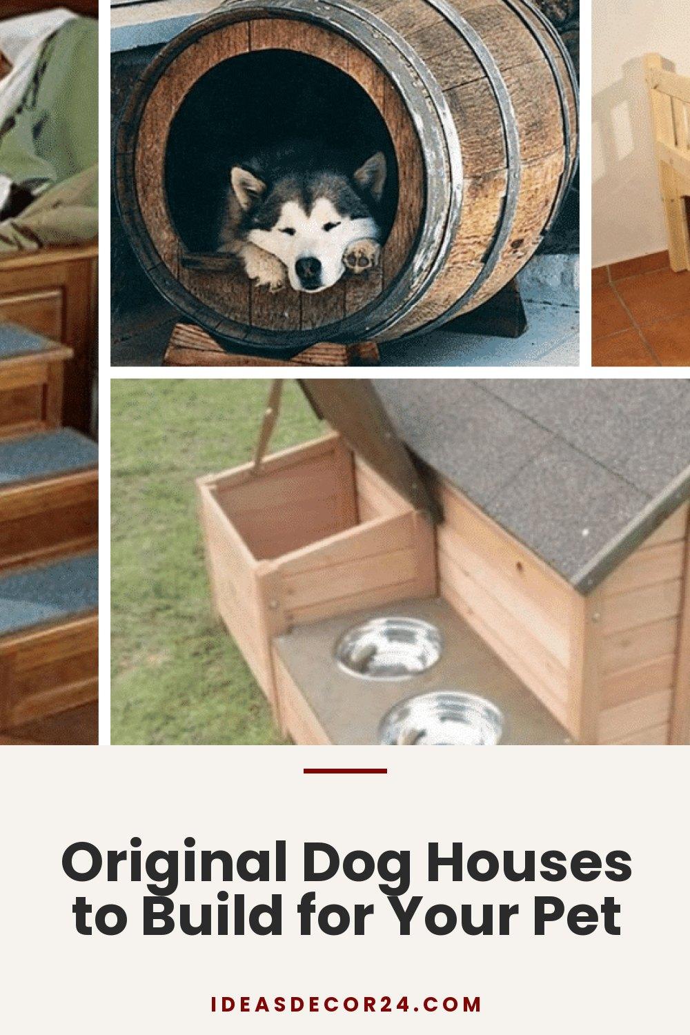 Original Dog Houses to Build for Your Pet