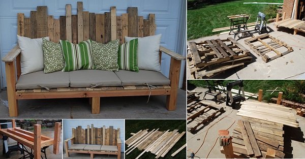 outdoor furniture with pallets 1