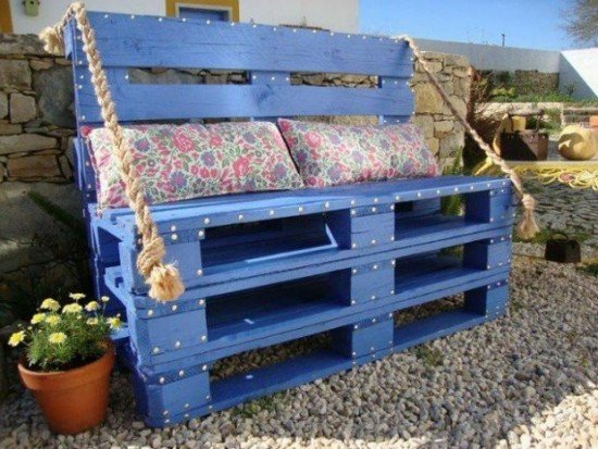 outdoor furniture with pallets 9