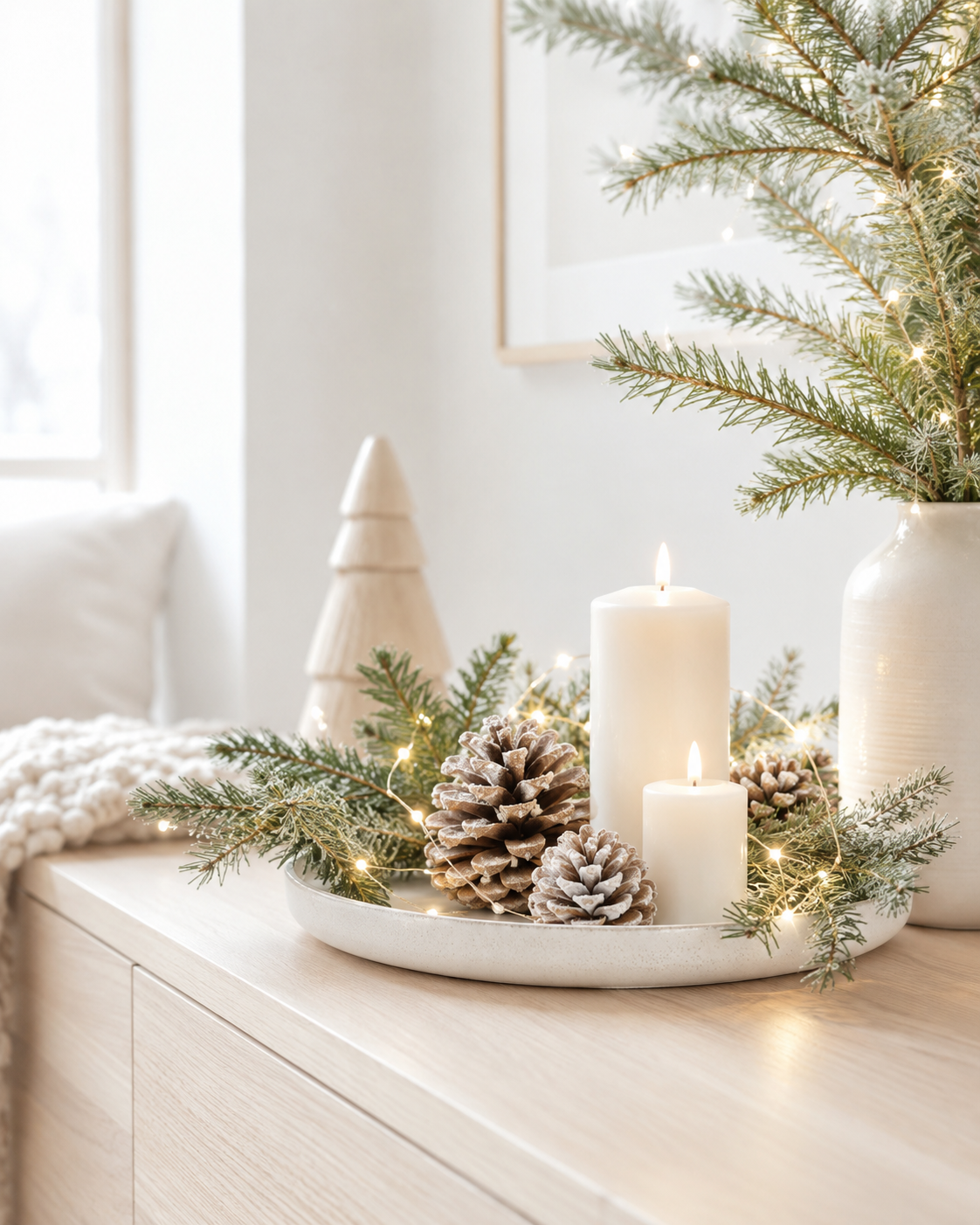How to Decorate at Christmas with Pine Cones ow to decorate at christmas with pine cones 5