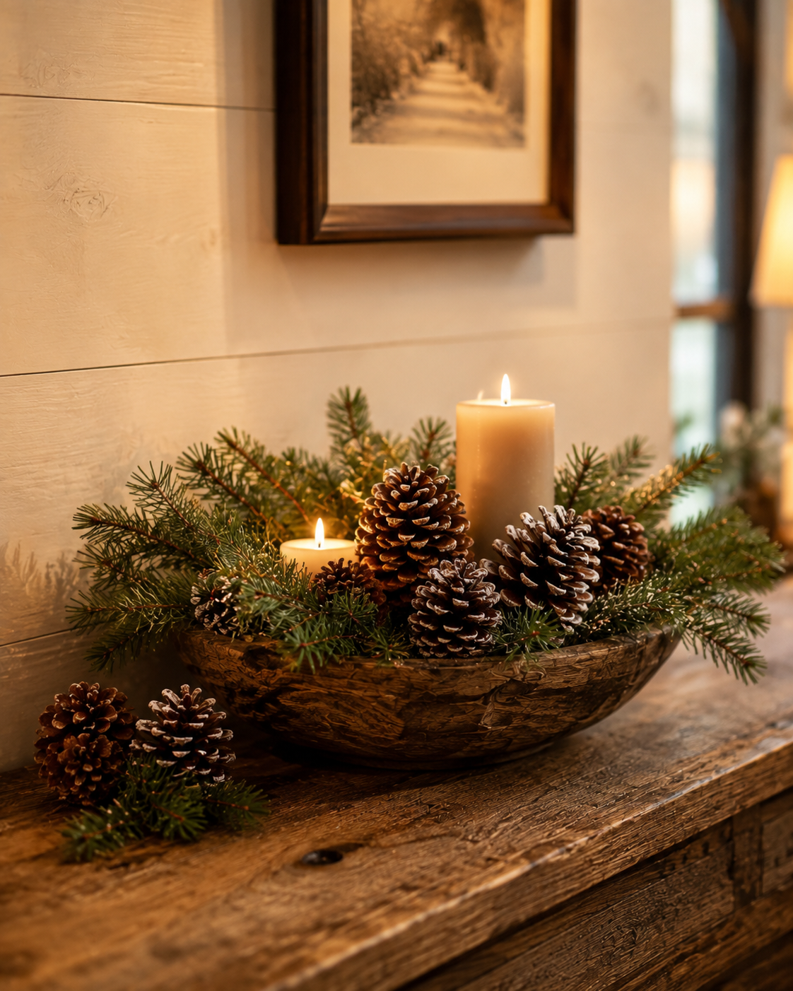 How to Decorate at Christmas with Pine Cones ow to decorate at christmas with pine cones 6