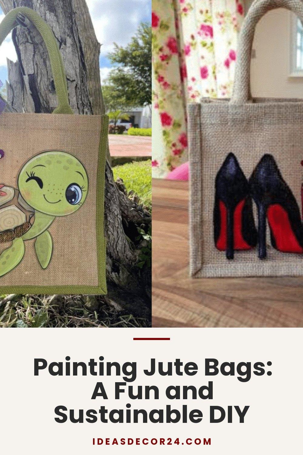 Painting Jute Bags: A Fun and Sustainable DIY