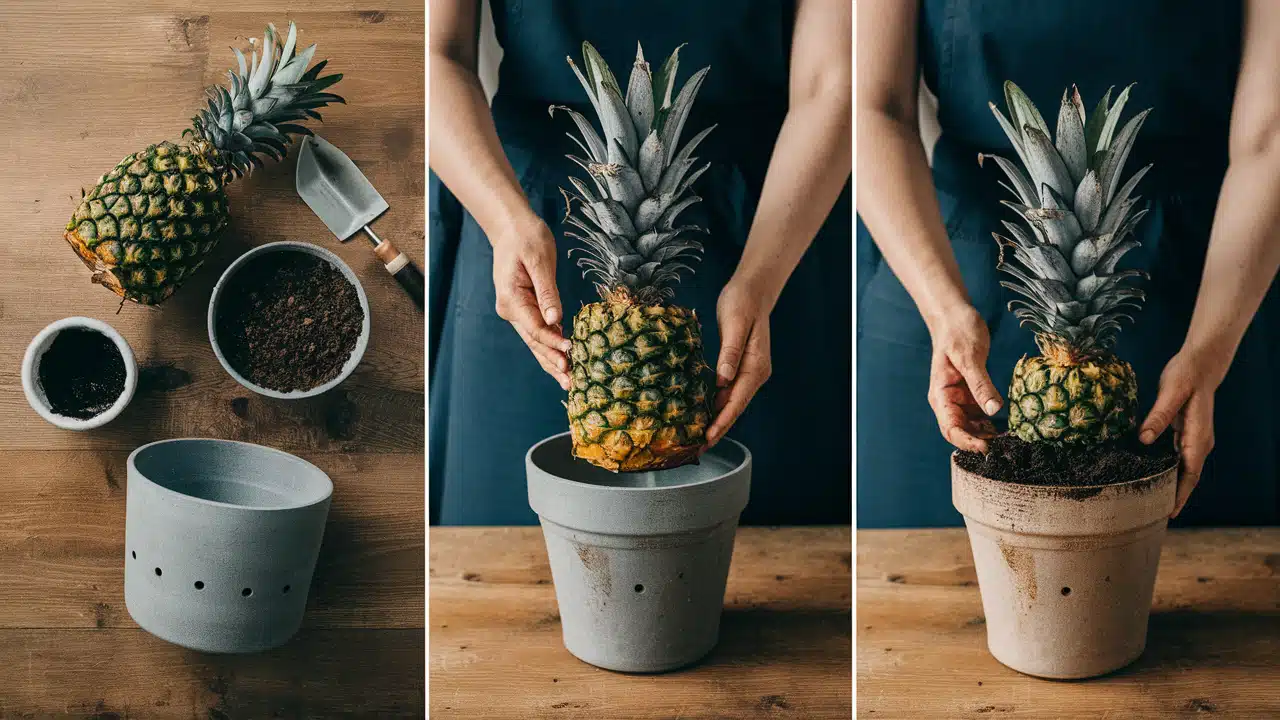 plant pineapple pot