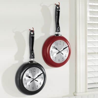 recycled material clock ideas 5