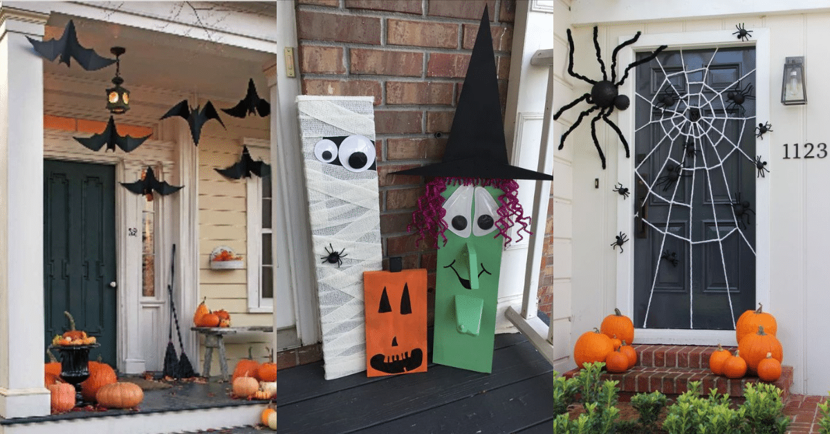 scary halloween door decoration ideas diy
