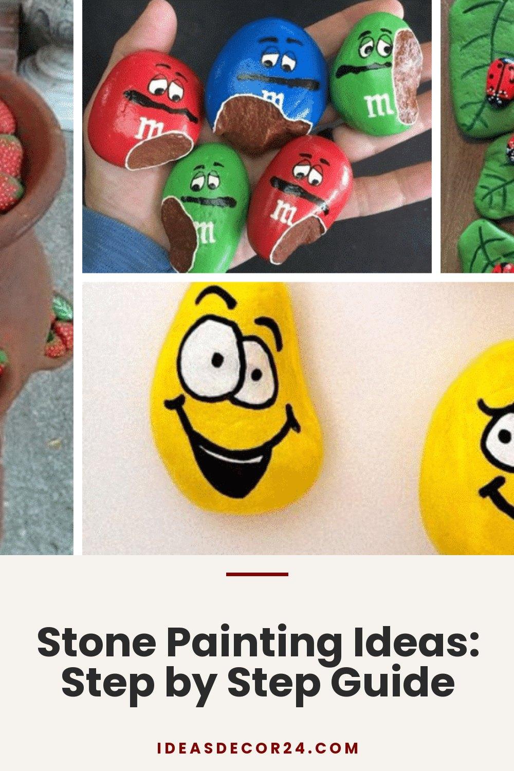 Stone Painting Ideas: Step by Step Guide