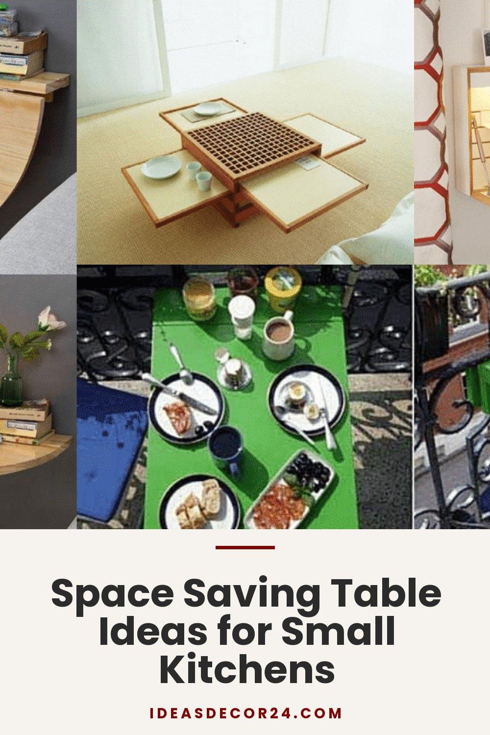 Space Saving Table Ideas for Small Kitchens