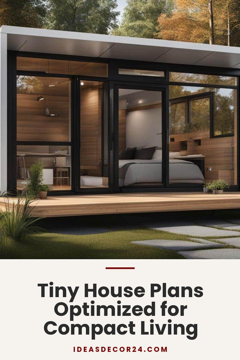 Tiny House Plans Optimized for Compact Living