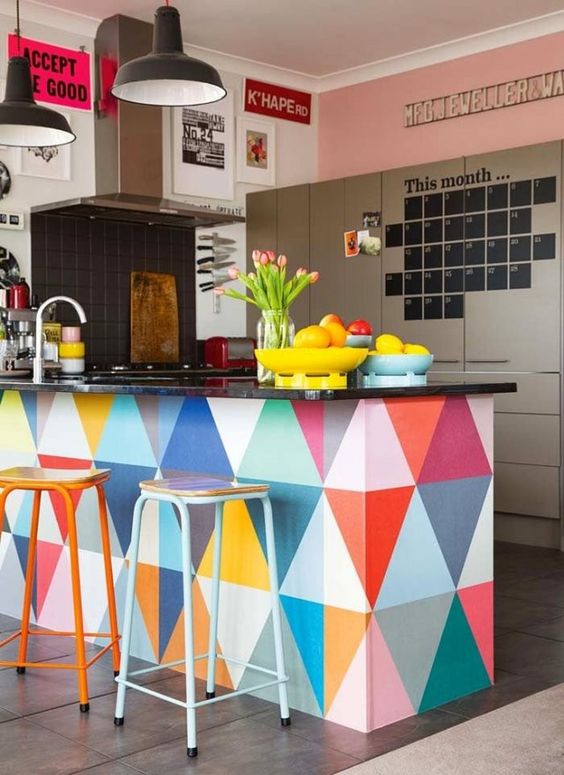 tips for decorating colorful kitchens 4