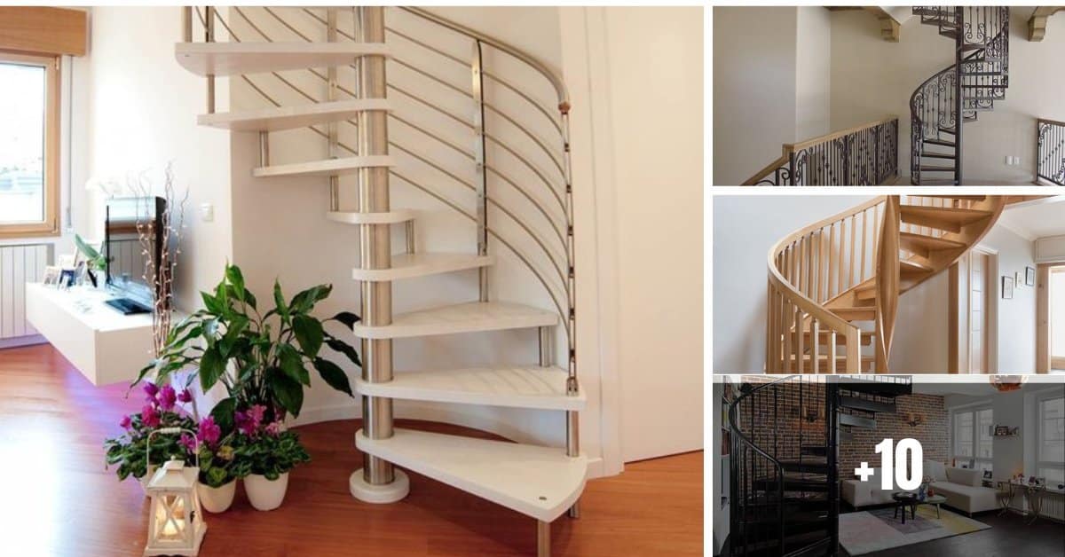 Original ideas to use Spiral Staircase at Home