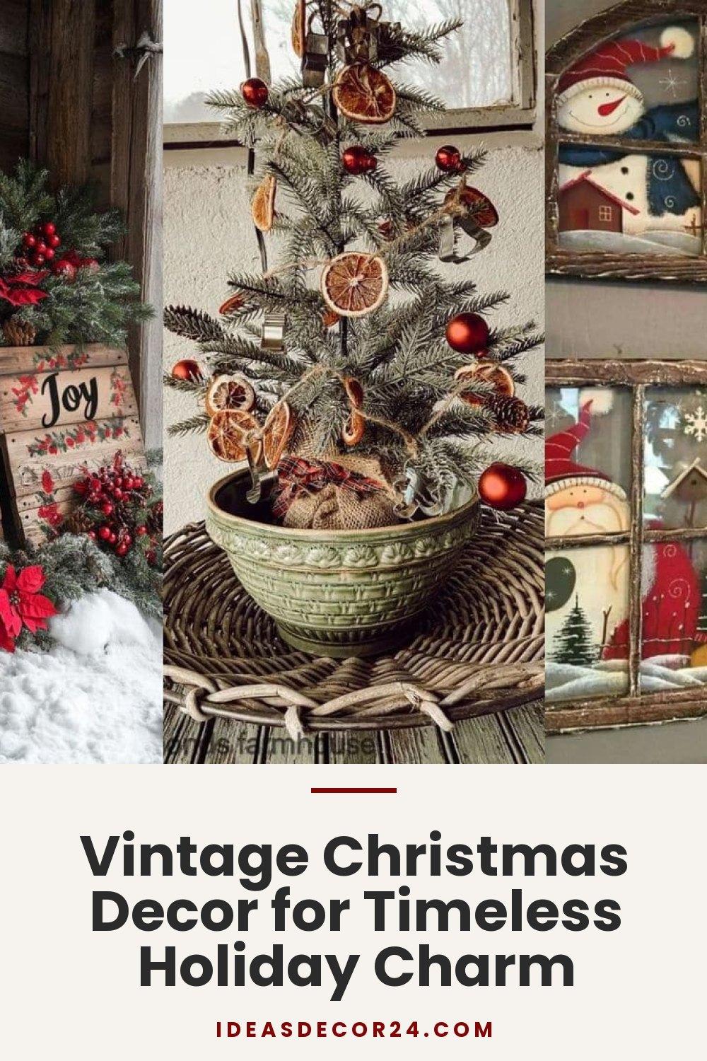 Vintage Christmas Decor for Timeless Holiday Charm