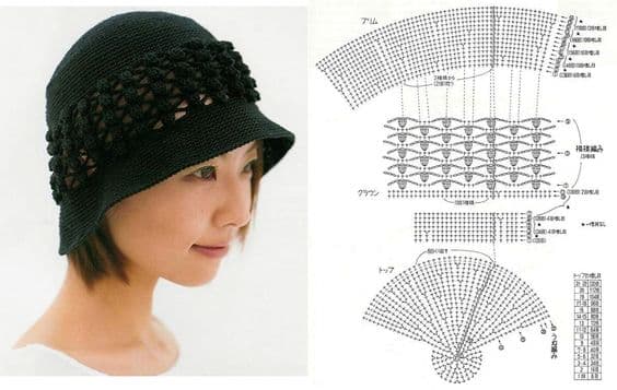 vintage cloche hat crochet 5