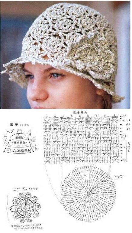 vintage cloche hat crochet 7