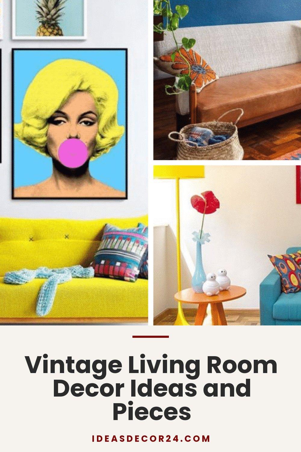 Vintage Living Room Decor Ideas and Pieces