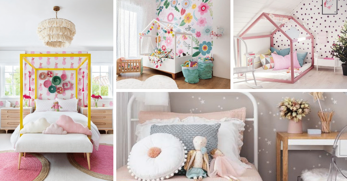 Wallpaper for the girls’ rooms ideas
