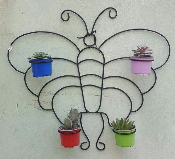 wire wall flower pot holders 11
