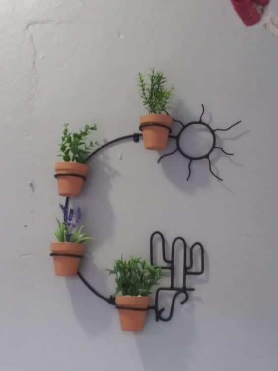 wire wall flower pot holders 13
