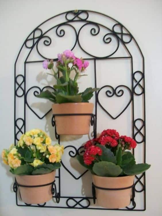 wire wall flower pot holders 3
