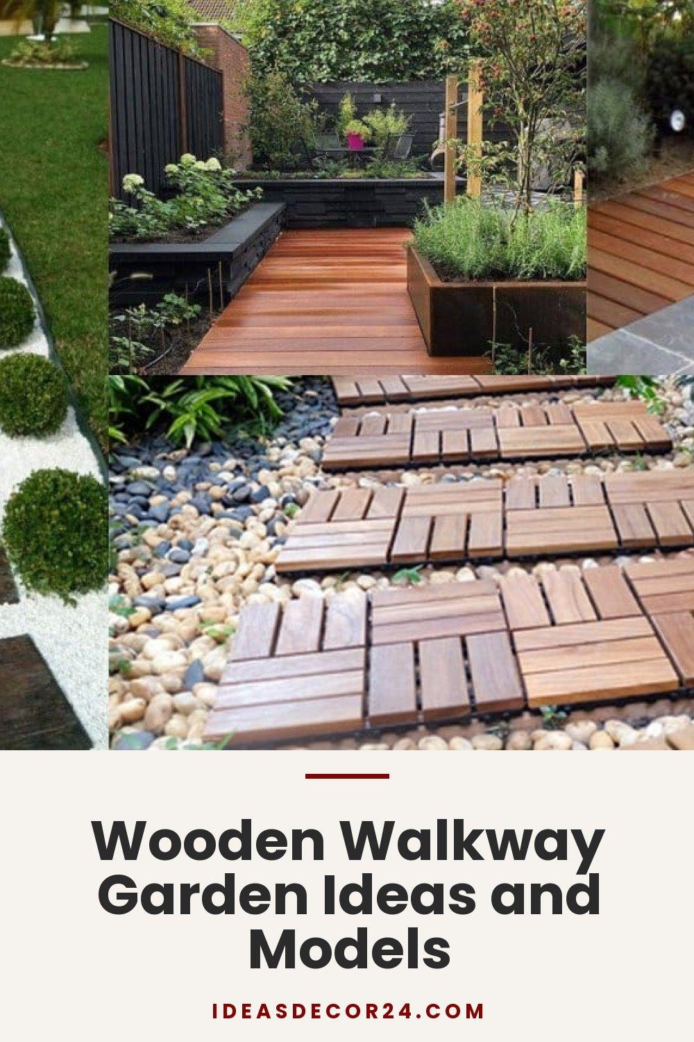 Wooden Walkway Garden Ideas and Models