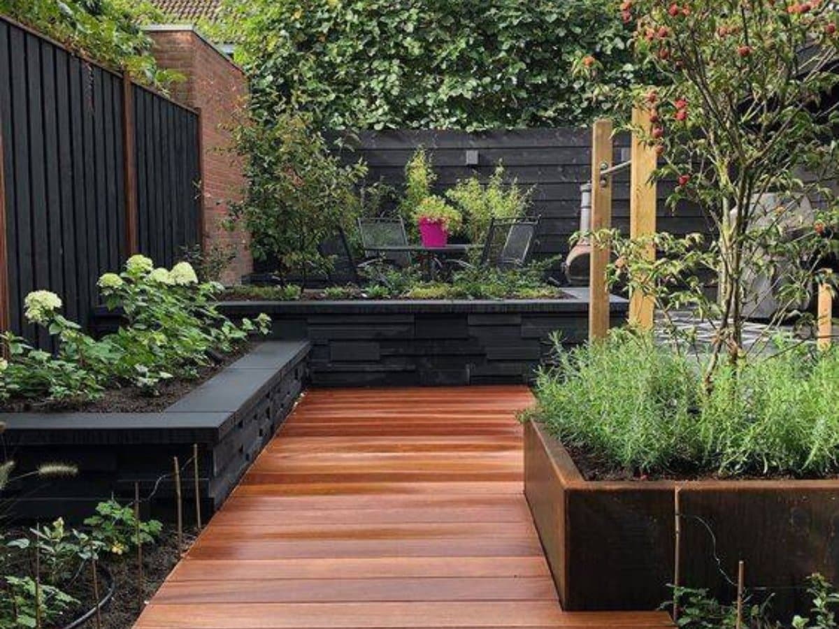 wooden walkway ideas for your garden 6