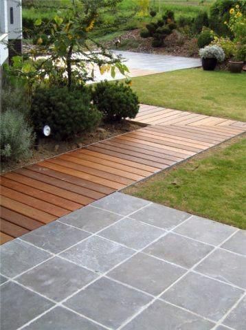 wooden walkway ideas for your garden 7