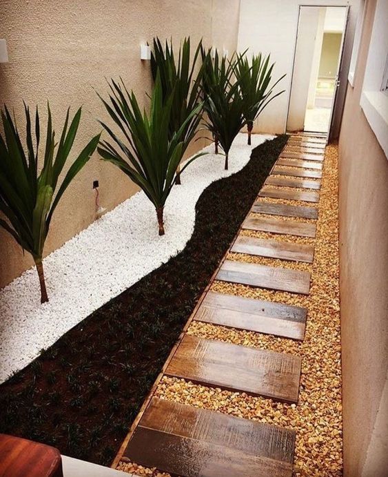 wooden walkway ideas for your garden 8